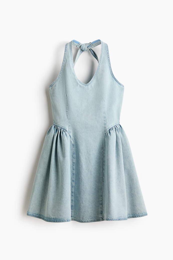 Džínové šaty s rozšířenou sukní, H&M, 979 Kč