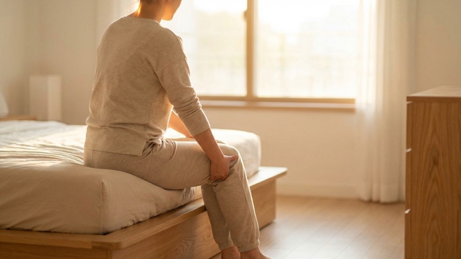 Uvolnění krční páteře přes reflexní body: Zkuste ranní stisk za koleny