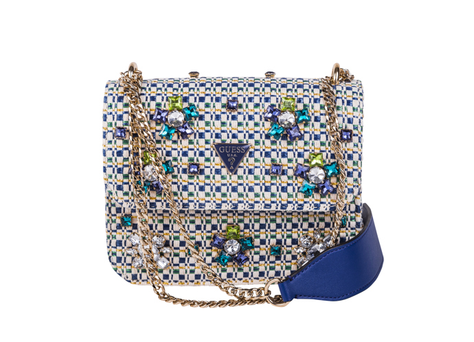 Kabelka se safíry, Guess, 5690 Kč (outletová cena 3980 Kč)