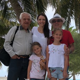 Rodina Jandových s otcem Alice.