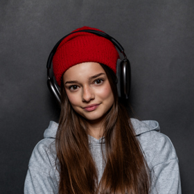 Šestnáctiletá slečna se ukázala tak, jak si připadá nejlépe. 