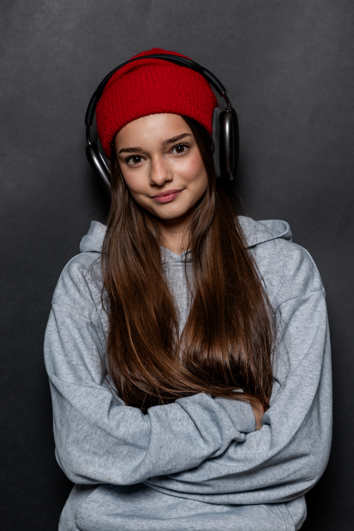 Šestnáctiletá slečna se ukázala tak, jak si připadá nejlépe. 