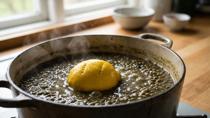Jak zbavit čočku pachuti a nadýmání? Stačí jednoduchý trik s citronem