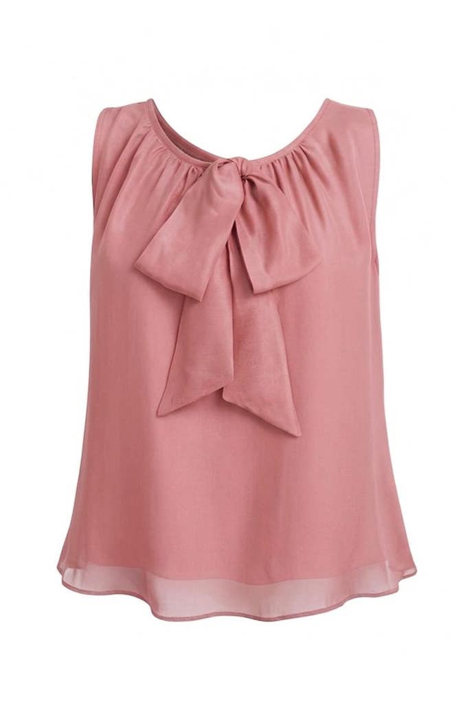 Hedvábný růžový top, LUCIE MARIM, 5200 Kč