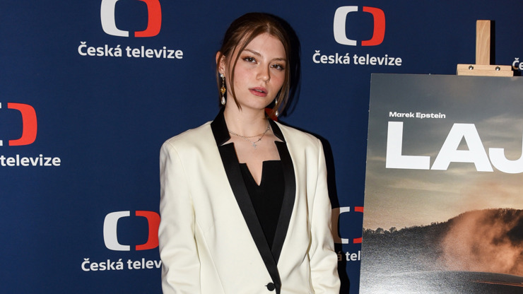 Sophia Šporclová na slavnostním promítání filmu Lajf.