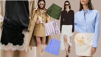 Krásnonožky, oblečte mini: Vybrali jsme 32 trendy minisukní s krajkou, třásněmi i obří květinou