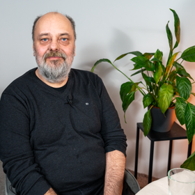 Scenárista Petr Jarchovský navštívil talkshow Na kafeečko.