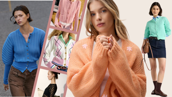 Nejroztomilejší kardigany na jaro 2026: Propínací svetr nemusí být nudný