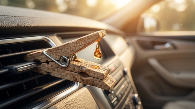 Levná a zdravá vůně do auta? Zapomeňte na spreje, zkuste kolíček