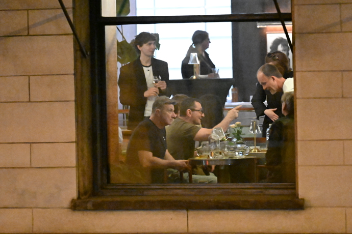 Ondřej Vetchý si oslavu náramně užíval. 