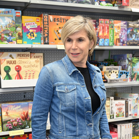 Kateřina Neumannová na křtu knihy.