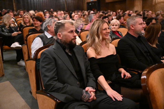 Marpo a Lenny na slavnostní promítání filmu Říkají mi Lars.