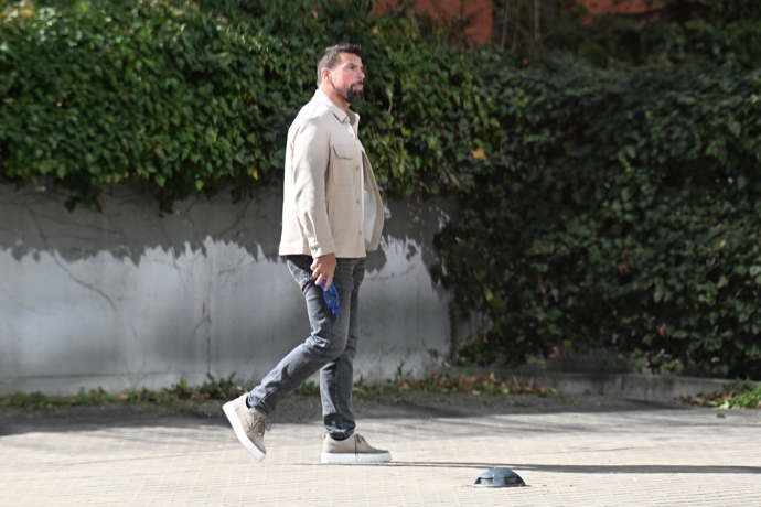 Milan Baroš u soudu.