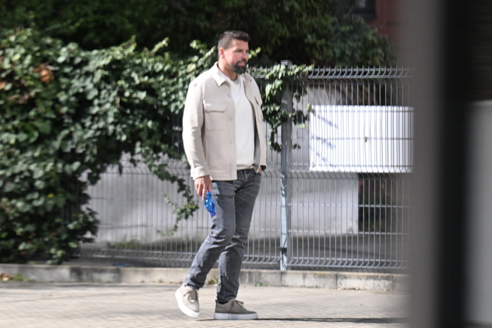 Milan Baroš u soudu.