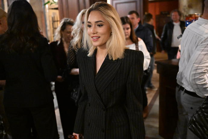 Hana Džurbanová na premiéře filmu Říkej mi Lars. 