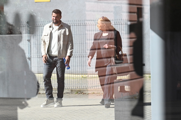 Milan Baroš u soudu.