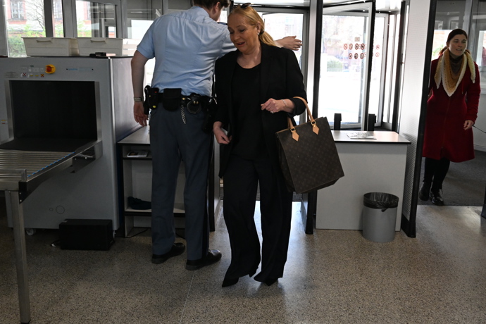 Milan Baroš u soudu.