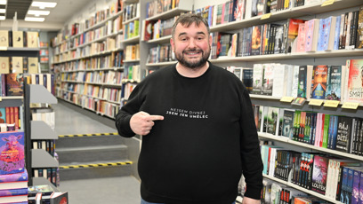 FOTO: Tomáš Magnusek na křtu knihy.