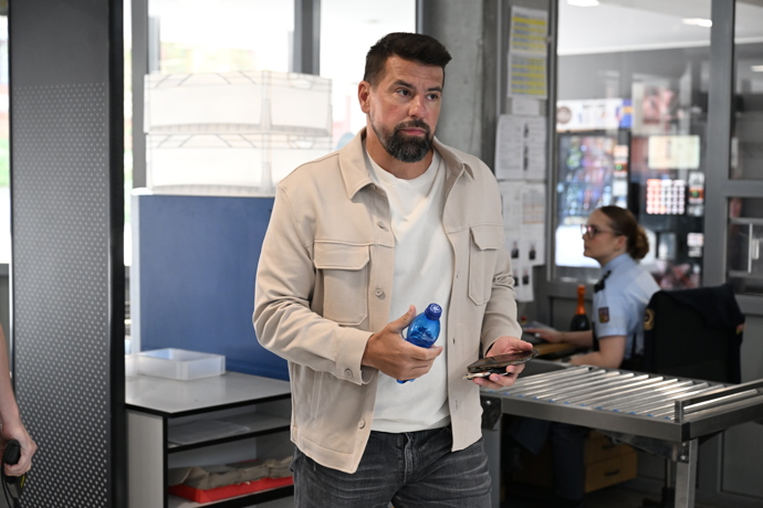 Milan Baroš u soudu.