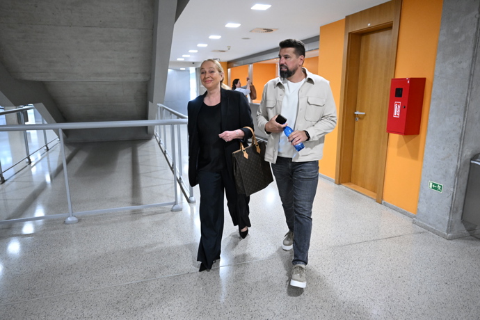 Milan Baroš u soudu.