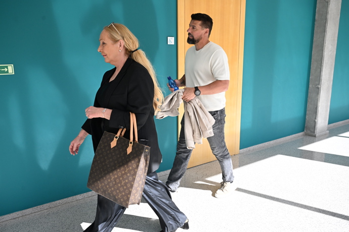 Tereza Barošová dorazila k soudu s novým partnerem.