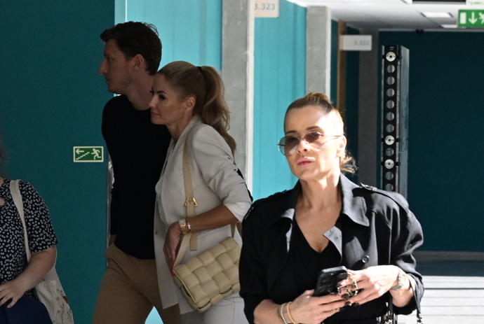 Tereza Barošová dorazila k soudu s novým partnerem.
