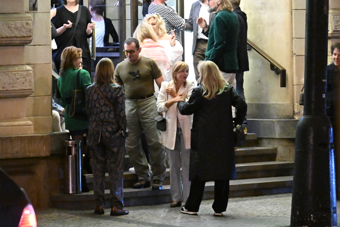 Ondřej Vetchý si oslavu velmi užíval. 