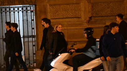 FOTO: Dagmar Havlová při odchodu.