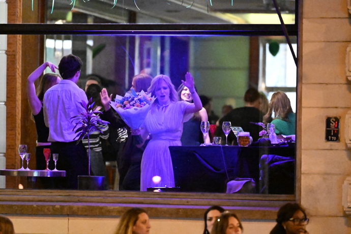 Aňa Geislerová se dobře bavila.