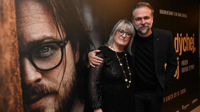 FOTO: Marie Stypková s režisérem Danem Svátkem.