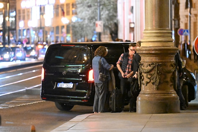 Jiří Macháček dorazil inkognito. 