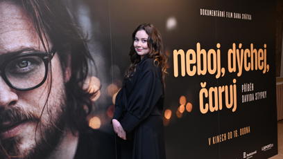 FOTO: Sabina Rojková si nenechala ujít nový dokument.