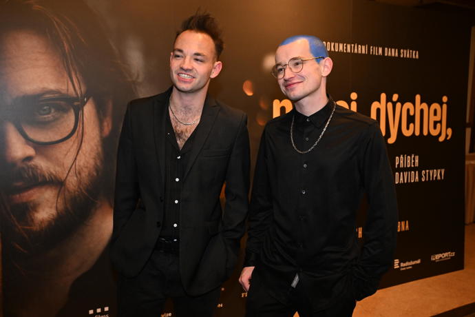 Brixtn dorazili na premiéru nového dokumentu Davida Stypky. 