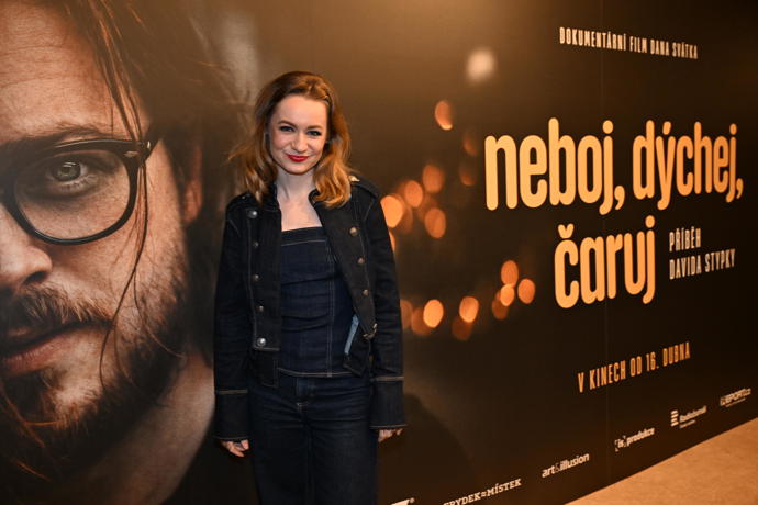 Herečka Anna Jiřina Daňhelová.