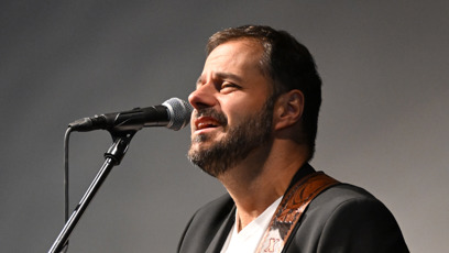 FOTO: Ondřej Ládek během svého vystoupení.