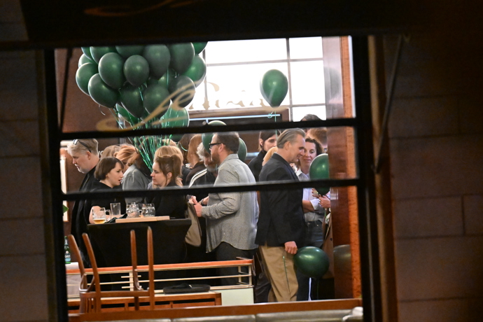 Balónky na narozeninách Ani Geislerové.