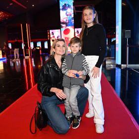 Iveta Lutovská se svými milovanými dětmi.