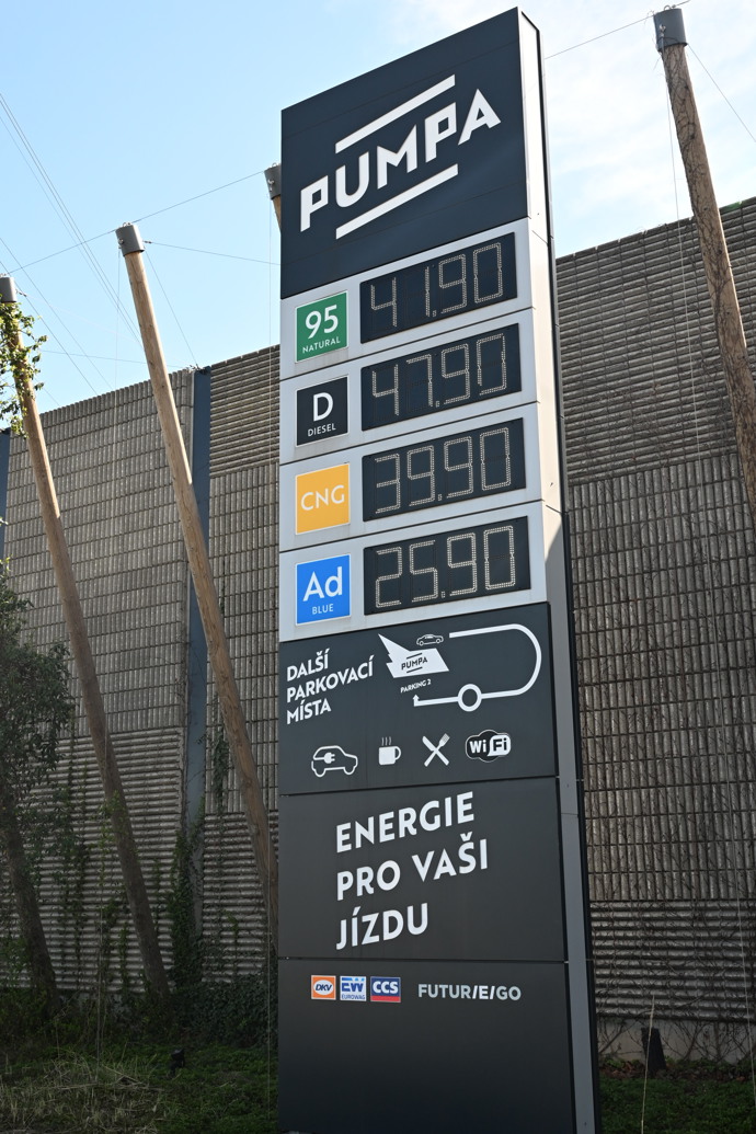 Pumpa Andreje Babiše zlevnila o korunu.