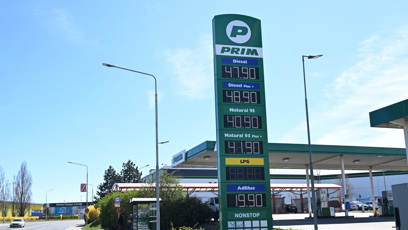 FOTO: Na čerpací stanici Prim vyjde diesel na 47.90 korun.