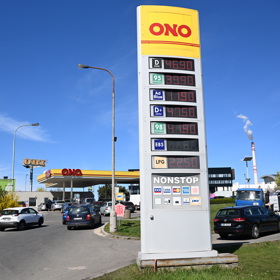 Na čerpací stanici ONO vyjde diesel na 46.90 korun.