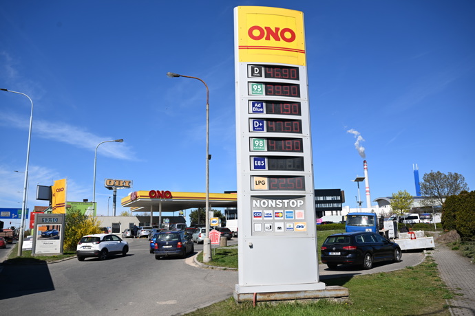 Na čerpací stanici ONO vyjde diesel na 46.90 korun.