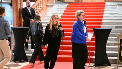 FOTO: Kateřina Žbirková při odchodu.