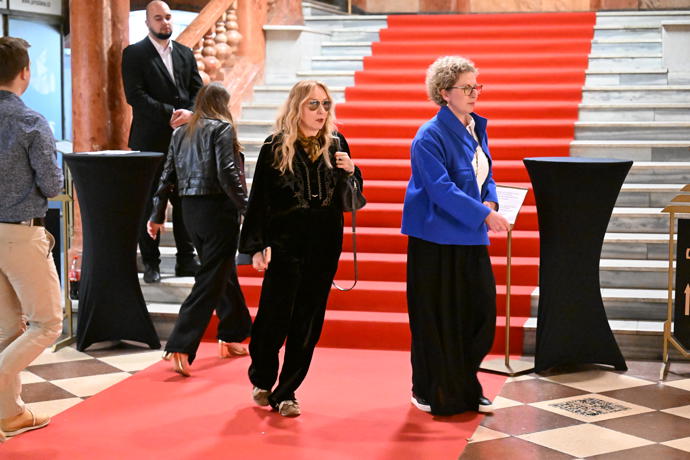 Kateřina Žbirková při odchodu. 