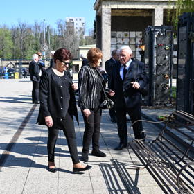 Poslední rozloučení s diskařem Imrichem Bugárem.