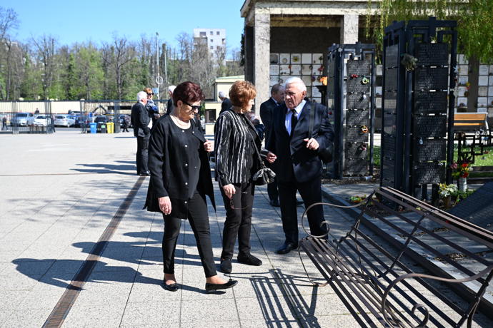 Poslední rozloučení s diskařem Imrichem Bugárem.