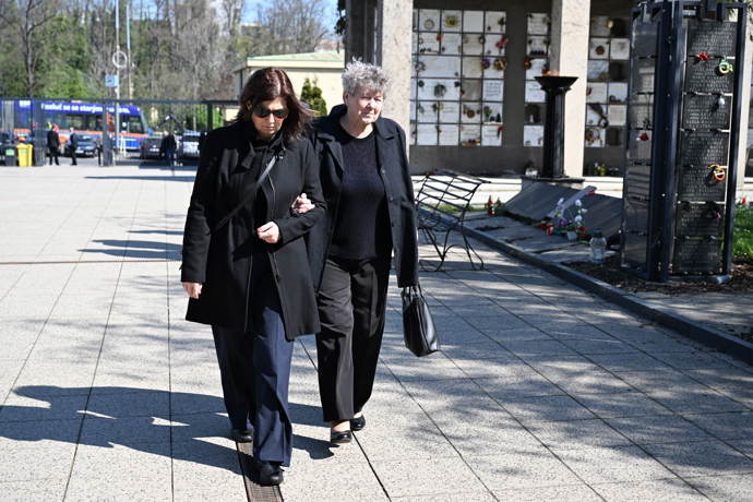 Poslední rozloučení s diskařem Imrichem Bugárem.