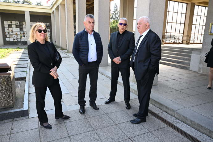 Poslední rozloučení s diskařem Imrichem Bugárem.