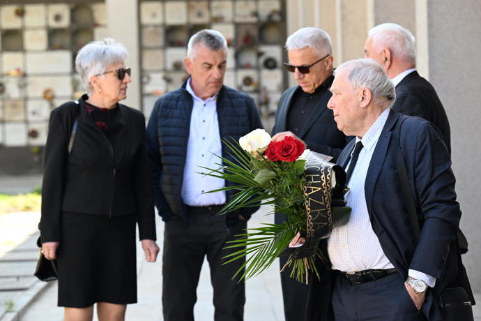 Poslední rozloučení s diskařem Imrichem Bugárem.