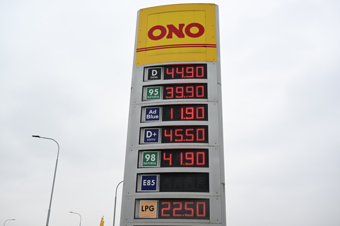 Čerpací stanice ONO patří mezi ty nejlevnější.