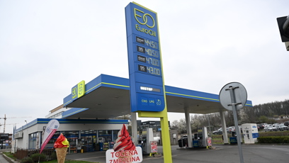 FOTO: Na čerpací stanici OMV vyjde diesel na 45.20 korun.